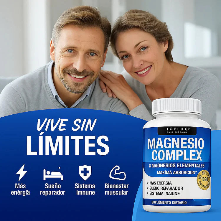 Magnesium Complex – Energía, Sueño y Bienestar en Cada Cápsula